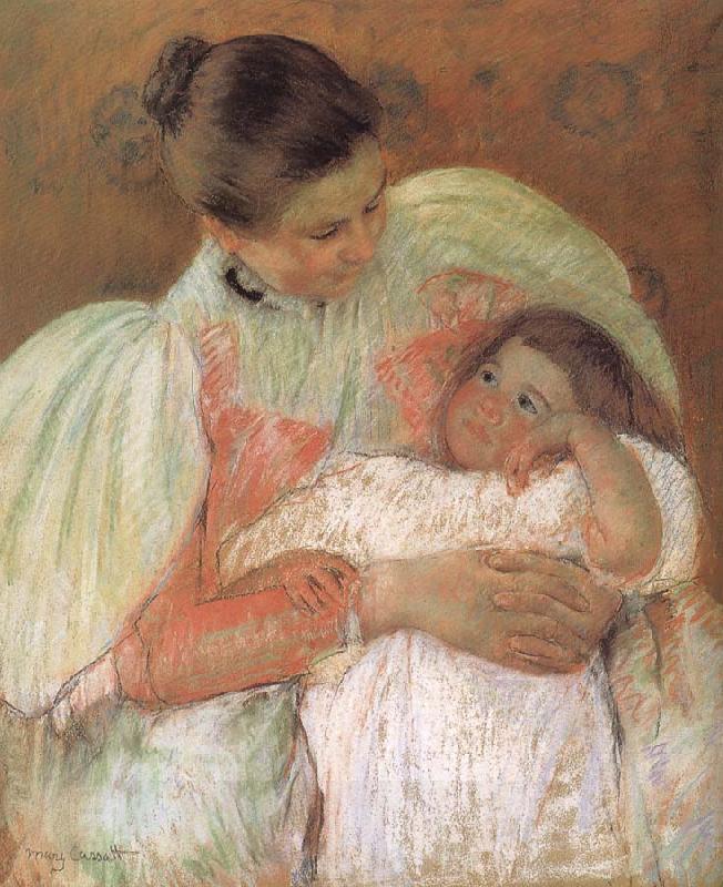 Mary Cassatt Betweenmaid with kid